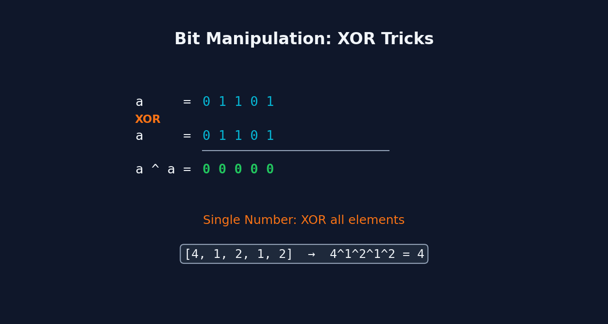 Bit Manipulation pattern visualization